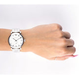 Marc Jacobs Baker White Dial Silver Steel Strap Watch for Women - MBM3242 Authentic Buy Shop Now