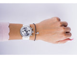 Swarovski Citra Sphere Chronograph White Dial White Leather Strap Watch for Women - 5027127 Authentic Buy Shop Now