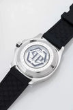 Philipp Plein High-Conic Automatic Silver Dial Black Silicone Strap Watch For Men- PWRAA0123 Authentic Buy Shop Now