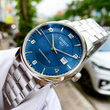 Tissot Luxury Powermatic 80 Blue Dial Silver Steel Strap Watch For Men - T086.407.11.047.00 Authentic Buy Shop Now
