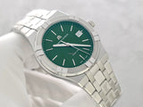 Maurice Lacroix Aikon Date Quartz Green Dial Silver Steel Strap Watch for Men - AI1108-SS002-630-1 Authentic Buy Shop Now
