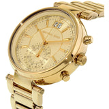 Michael Kors Sawyer White Dial Gold Steel Strap Watch for Women - MK6362 Authentic Buy Shop Now