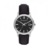 Burberry The City Black Dial Black Leather Strap Watch for Men - BU9009 Authentic Buy Shop Now