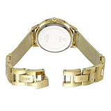 Guess Chelsea Mother of Pearl White Dial Gold Mesh Strap Watch For Women - W0647L3 Authentic Buy Shop Now