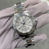Tag Heuer Aquaracer Professional 200 Quartz Silver Dial Silver Steel Strap Watch for Men - WBP1111.BA0627 Authentic Buy Shop Now