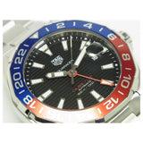 Tag Heuer Aquaracer GMT Caliber 7 Pepsi Black Dial Silver Steel Strap Watch for Men - WAY201F.BA0927 Authentic Buy Shop Now