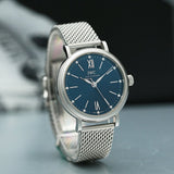 IWC Portofino Automatic Blue Dial Silver Mesh Bracelet Watch for Women - IW357404 Authentic Buy Shop Now