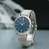 IWC Portofino Automatic Blue Dial Silver Mesh Bracelet Watch for Women - IW357404 Authentic Buy Shop Now