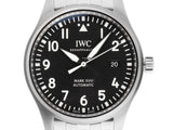 IWC Pilot’s Watch Mark XVIII Black Dial Silver Steel Strap Watch for Men - IW327015 Authentic Buy Shop Now