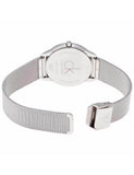 Calvin Klein Minimal White Dial Silver Mesh Bracelet Watch for Men - K3M22126 Authentic Buy Shop Now