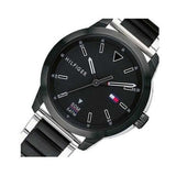 Tommy Hilfiger Sneaker Quartz Black Dial Two Tone Steel Strap Watch for Men - 1791619 Authentic Buy Shop Now