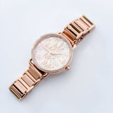 Michael Kors Portia Quartz Silver Dial Rose Gold Steel Strap Watch For Women - MK3887 Authentic Buy Shop Now