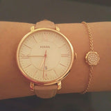 Fossil Jacqueline White Dial Brown Leather Strap Watch for Women - ES3487 Authentic Buy Shop Now