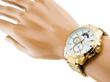 Tommy Hilfiger Iconic Quartz White Dial Gold Steel Strap Watch for Men - 1791538 Authentic Buy Shop Now