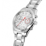 Maserati Competizione Chronograph White Dial Silver Steel Strap Watch For Men - R8853100017 Authentic Buy Shop Now