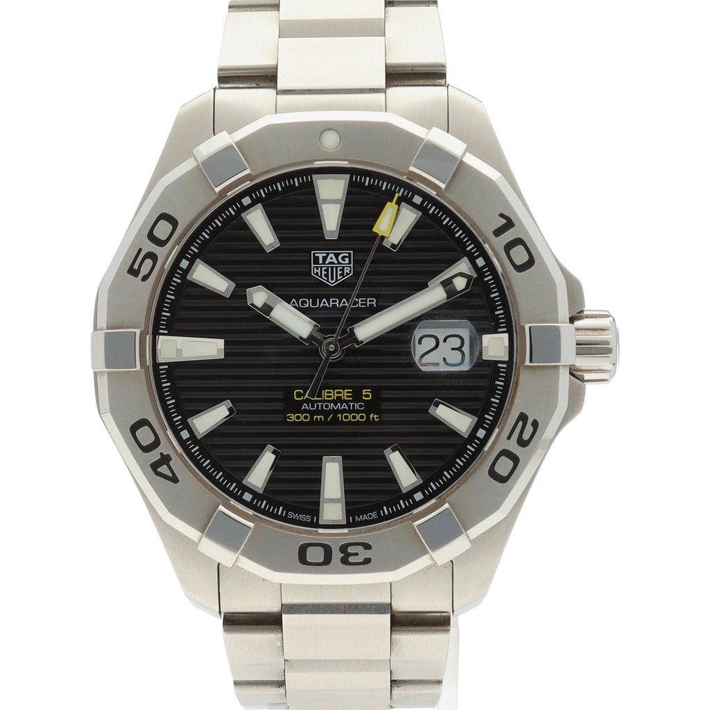 Tag Heuer Aquaracer Black Dial Watch for Men - WAY2010.BA0927 Authentic Buy Shop Now