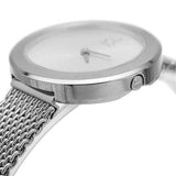 Calvin Klein Firm White Dial Silver Mesh Bracelet Watch for Women - K3N23126 Authentic Buy Shop Now
