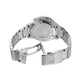 Emporio Armani Meccanico Automatic Blue Dial Silver Steel Strap Watch For Men - AR60059 Authentic Buy Shop Now