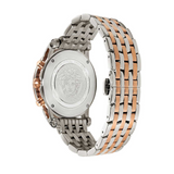 Versace Sport Tech Chronograph While Dial Two Tone Steel Strap Watch for Men - VELT00319 Authentic Buy Shop Now