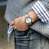Movado Edge Silver Dial Silver Steel Strap Watch for Women - 3680012 Authentic Buy Shop Now