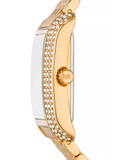 Michael Kors Emery Pave Analog Green Dial Gold Steel Strap Watch for Women - MK4742 Authentic Buy Shop Now