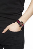 Gucci G Timless Le Marche Des Merveilles Blue & Red Dial Blue & Red Nylon Strap Unisex Watch - YA126495 Authentic Buy Shop Now