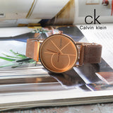 Calvin Klein Minimal Quartz Pink Gold Dial Pink Gold Mesh Bracelet Watch for Men - K3M11TFK Authentic Buy Shop Now