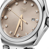 Tag Heuer Link Quartz Brown Dial Silver Steel Strap Watch for Women - WBC131E.BA0649 Authentic Buy Shop Now