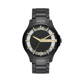 Armani Exchange Hampton Chronograph Black Dial Black Steel Strap Watch For Men - AX2192 Authentic Buy Shop Now