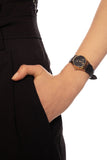 Gucci G Timeless Quartz Black Dial Black Leather Strap Watch For Women - YA126581A Authentic Buy Shop Now