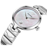 Emporio Armani Mother of Pearl Dial Silver Steel Strap Watch For Women - AR11235 Authentic Buy Shop Now