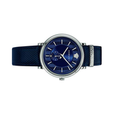 Versace Manifesto Quartz Blue Dial Blue Leather Strap Watch For Men - VBQ01017 Authentic Buy Shop Now