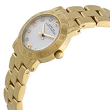 Marc Jacobs Mini Amy White Dial Gold Steel Strap Watch for Women - MBM3057 Authentic Buy Shop Now
