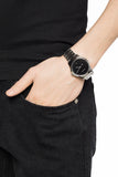 Gucci G Timeless Black Dial Silver Steel Strap Watch For Men - YA126460 Authentic Buy Shop Now