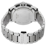 Gucci G Chrono Chronograph Silver Dial Silver Steel Strap Watch For Men - YA101201 Authentic Buy Shop Now