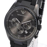 Emporio Armani Sportivo Chronograph Black Dial Black Stainless Steel Watch For Men - AR5889 Authentic Buy Shop Now
