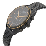 Tissot T Classic PR 100 Chronograph Anthracite Black Dial Black Mesh Bracelet Watch For Men - T101.417.23.061.00 Authentic Buy Shop Now