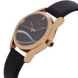 Tissot T Wave Black Dial Black Leather Strap Watch For Women - T112.210.36.051.00 Authentic Buy Shop Now