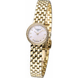 Tissot T-Lady Lovely Mother of Pearl Dial Gold Steel Strap Watch For Women - T058.009.63.116.00 Authentic Buy Shop Now