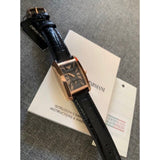 Emporio Armani Classic Black Dial Black Leather Strap Watch For Women - AR0169 Authentic Buy Shop Now