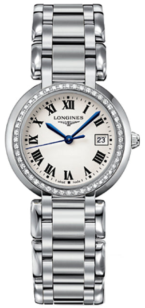 Longines PrimaLuna 26.5mm Automatic Stainless Steel Watch for Women - L8.111.0.71.6 Authentic Buy Shop Now