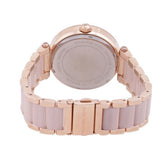 Michael Kors Parker Pink Dial Pink Steel Strap Watch for Women - MK6176 Authentic Buy Shop Now