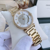 Michael Kors Catlin Mother of Pearl Dial Gold Steel Strap Watch for Women - MK3332 Authentic Buy Shop Now