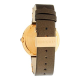 Versace V Metal Icon Gold Dial Brown Strap Watch for Women - VLC130016 Authentic Buy Shop Now