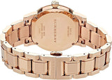 Burberry The City White Dial Rose Gold Steel Strap Watch for Women - BU9104 Authentic Buy Shop Now