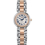 Longines PrimaLuna Automatic Diamond 26.5mm Silver Dial Two Tone Steel Strap Watch for Women - L8.111.5.79.6 Authentic Buy Shop Now
