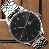 Lacoste Vienna Gray Dial Gray Steel Strap Watch for Men - 2011073T Authentic Buy Shop Now