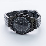 Emporio Armani Tazio Chronograph Black Dial Black Steel Strap Watch For Men - AR5989 Authentic Buy Shop Now
