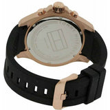 Tommy Hilfiger Sport Multifunction Black Dial Black Rubber Strap Watch for Men - 1791145 Authentic Buy Shop Now