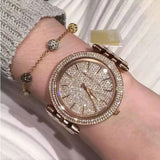 Michael Kors Darci Rose Gold Dial Steel Strap Watch for Women - MK3399 Authentic Buy Shop Now